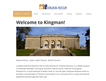 Tablet Screenshot of kingmanmuseum.org